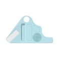 thumbnail image 1 of pitrice Silicone Makeup Pad With Integrated Brush Cleaning Area Maintaining Hygiene And Ensuring Optimal blue, 1 of 6