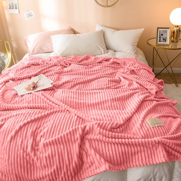TACILIP Throw Blanket, Fleece Blanket Gift Blanket Fleece Towelling Blanket with Milk Fleece Nap Blanket, Mom Gifts