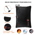 thumbnail image 4 of Fireproof Document Bags, 3 Size Waterproof and Fireproof Cash Money Bag, Safe Storage Pouch Envelope Bag Fireproof Safe Storage Pouch Organizer with Zipper for Document Holder,File,Cash and Tablet, 4 of 5