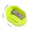 thumbnail image 4 of BUTASY Pencil Sharpener, Plastic Colored Pencil Sharpeners Manual, Compact Handheld Pencil Sharpener for Home Office Supplies(), 4 of 6