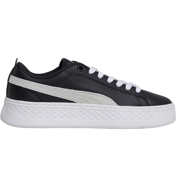 Puma Women's Smash Platform Leather Puma Black Sneakers 36648711<span> - </span>7.5