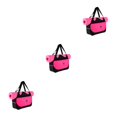 thumbnail image 3 of maskred Sac de Sport en Tissu Oxford Robuste pour Yoga Longue Durée Rouge Rosé 3ensemble, 3 of 6