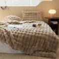 thumbnail image 1 of Double-Sided Velvet Fleece Blanket | All-Season Soft & Warm Throw | 55x79 Inches | Solid Colors for Bed, Couch, School Nap & Travel | Machine Washable, 1 of 7