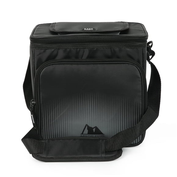 Arctic Zone jumbo hardbody lunch box with ice pack, insulated interior, and durable polyester exterior