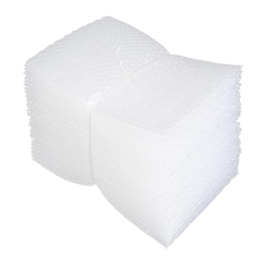 Rongfmy 100Pcs Bubble Pouches, Wrap Bags for Packaging, Shockproof ,Thickening Wrap Pouches, Clear Bubble Out Bags for Dishes Glasses S