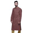 thumbnail image 4 of Atasi Kurta Imprimé pour Hommes Col Mandarin Popeline de Coton Kurta Chemise Décontractée, 4 of 7