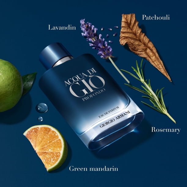 Acqua Di Gio Profondo by Giorgio Armani Eau De Parfum Spray 1 oz