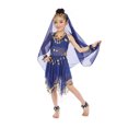 thumbnail image 1 of TZEWGL Belly Dancing Dance Performance Summer Clothes Outfit Sets For Kid 2 Piece Sets For Kids size 4-17T, 1 of 2