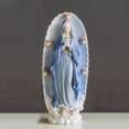 thumbnail image 3 of European Style Ceramics Christianity Jesus  The Virgin Mary Statue Ceramic Decorative Small Ornaments Desktop Decorations - Type A, 3 of 6