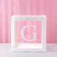 thumbnail image 2 of 26 Letters DIY Party Decoration White Transparent Balloons Wedding Confession Birthday Party Decoration Scene Layout Balloons, 2 of 4