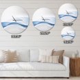 thumbnail image 4 of Designart Vague 3D d'éclaboussures d'eau horloge murale, 4 of 4