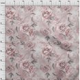 thumbnail image 4 of oneOone Silk Tabby Dusty Purple Fabric Florals Craft Projects Decor Fabric Printed By The Yard 42 Inch Wide, 4 of 4