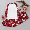 thumbnail image 4 of Vêtements de Noël pour la Famille Pyjamas de Noël à Carreaux pour la Famille Pyjamas Mignons à Motif Faon Pyjamas de Noël pour la Famille Tenue Décontractée (), 4 of 4