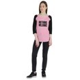 thumbnail image 4 of Inkmeso T-Shirt Raglan pour Femmes à Manches 3/4 Heureux Motivationnel Citation Nothing Haut en Jersey Graphique, 4 of 7