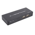 thumbnail image 1 of 4K 120m KVM Extender, HD Multimedia Interface KVM USB Extender Transmit 1080p HD Video Over Cat5e/6/6a/7 Ethernet Cable 120m for Mouse and Keyboard Control Remote Signals, 1 of 7