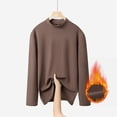 thumbnail image 2 of BLVB Women's Thermal Shirts Fleece Pullover Long Sleeve Undershirt Tops Warm Winter Base Layer for Cold Weather, 2 of 5