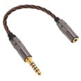 thumbnail image 1 of 4.4mm Male To 2.5mm Female Cable, Headphone Adapter Cable Transparent Sound Professional  For Headphones, 1 of 8