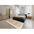 thumbnail image 4 of Ahgly Company Indoor Rectangle Abstract Light French Beige Brown Oriental Area Rugs, 4' x 6', 4 of 6