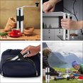 thumbnail image 4 of WRISTBIQUE Manual Coffee Mill Plated Silver Hand Crank Grinder with Adjustable Ceramic Burr for Espresso Drip Cold Brew, 4 of 8