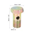 thumbnail image 3 of Unique Bargains M16x1.5mm Car Metric Thread Banjo Bolts Brake Fitting Adapter with 2pcs M16 Washers, 3 of 4