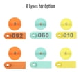 thumbnail image 4 of Yeacher 100PCS Blank Livestock Ear Tags Sheep Ear Tags for Livestock Identification Information Management, 4 of 7