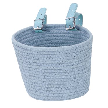 Siruishop Kids Bike Basket Accessories Front Basket for Kids Boys Girls Picnic Blue