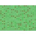 thumbnail image 1 of Ahgly Tapis Rectangulaire Lavable en Machine Intérieur Transitionnel Vert Néon, 6 Pieds x 9 Pieds, 1 of 7
