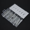 thumbnail image 1 of Kit d'Assortiment de Goupilles de Cotter, 150 Pcs Goupilles de Tracteur Goupilles de Cotter en Acier Haute Résistance Type R, 1 of 7