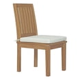 thumbnail image 3 of Modway Marina 9 Piece Outdoor Patio Teak Dining Set in Natural White, 3 of 7