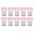 thumbnail image 1 of 10pcs Manual Contact Lens Cleaner Professional Portable Contact Lens Washer Cleaning Soaking Case Pink, 1 of 14