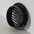thumbnail image 3 of Grille d'Aération Ronde en Acier Inoxydable 70-200 mm, Outil de Ventilation pour Conduit Mural Extérieur 100 mm, 3 of 10