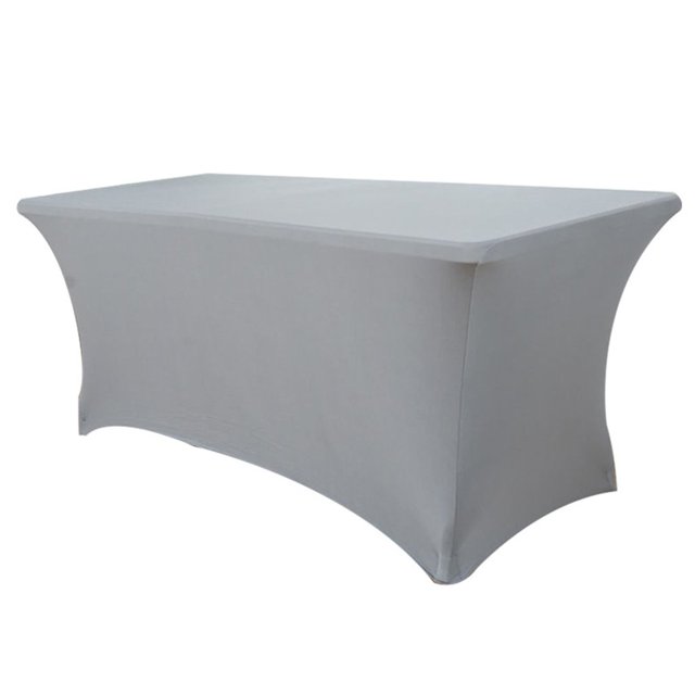 Elastic Tablecloth Decorative Close-fitted Unique Banquet Rectangular Table Cover
