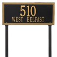 thumbnail image 1 of Whitehall 6115BG Double Line - Estate Lawn - Two Line- Black/Gold, 1 of 1