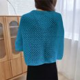 thumbnail image 5 of WRKEKC Cardigan Sweaters for Women, Womens Cardigans Lightweight, Ladies' Spring And Winter Solid Color Long Sleeve Hollow Shawl Coat Loose Sunscreen Knitted Cardigan, 5 of 5