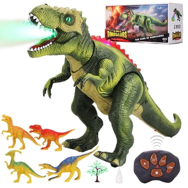 Remote Control Dinosaur Toy for Kids Boys, Big T-Rex Dinosaur Toy with Light and Realistic Roaring Sound, Walking Dinosaur Toy for Toddlers 3+ Years