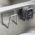 thumbnail image 4 of Vaidha Kitchen 304 Stainless Steel Sponges Self Adhesive Sink Sponge Drainer Drying Rack Kitchen Sink Accessories Storage Organizer, 4 of 7