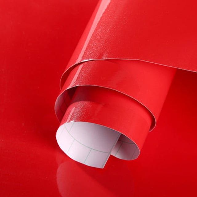 EeaseCA Red Pearl Light Self Adhesive Wall Sticker Peel and Stick Wall Paper