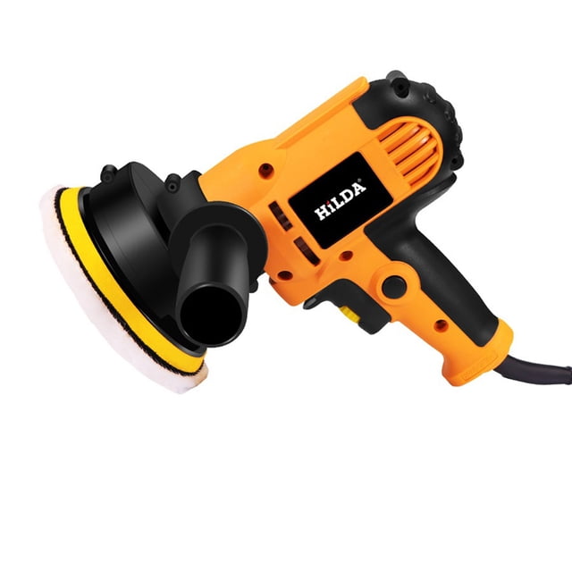 Amdohai 110V 700W Portable Car Polisher Adjustable Speed Car Waxing Polishing Sealing Glaze Machine Electric Polisher for Metal and Furniture