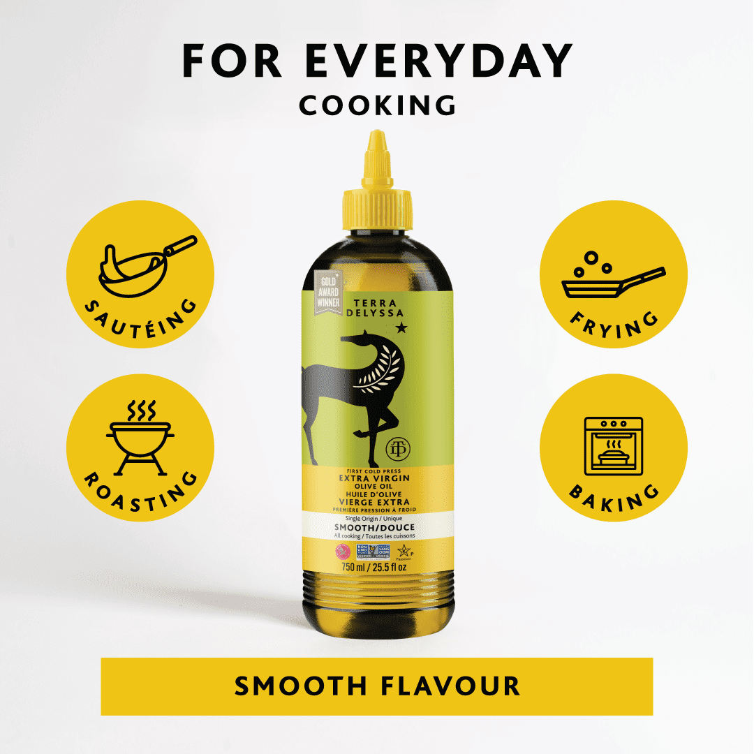 Terra Delyssa® Squeezable Extra Virgin Olive Oil,Single Origin, Contains Polyphenols,750 ml
