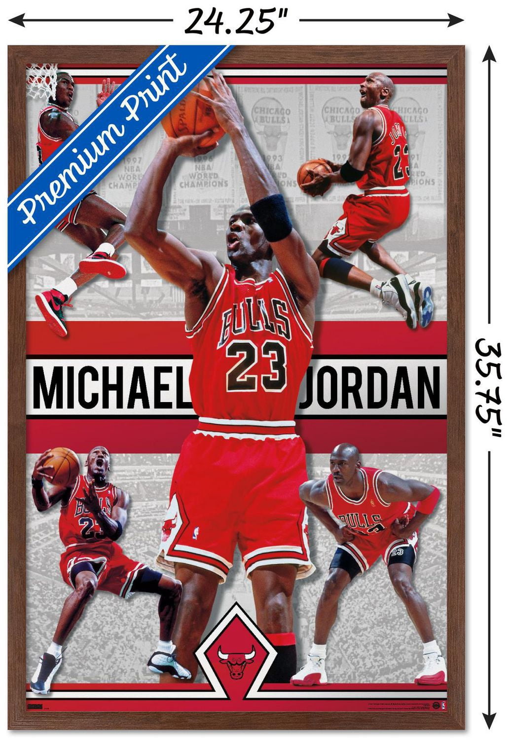 Michael Jordan - Collage Wall Poster, 22.375" x 34"