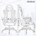thumbnail image 3 of FDW Office Chair Ergonomic Executive Swivel Rolling, Lumbar Support, Camo, 3 of 7