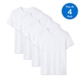 thumbnail image 1 of George Men's Crew-Neck T-Shirt 4-Pack, 1 of 2