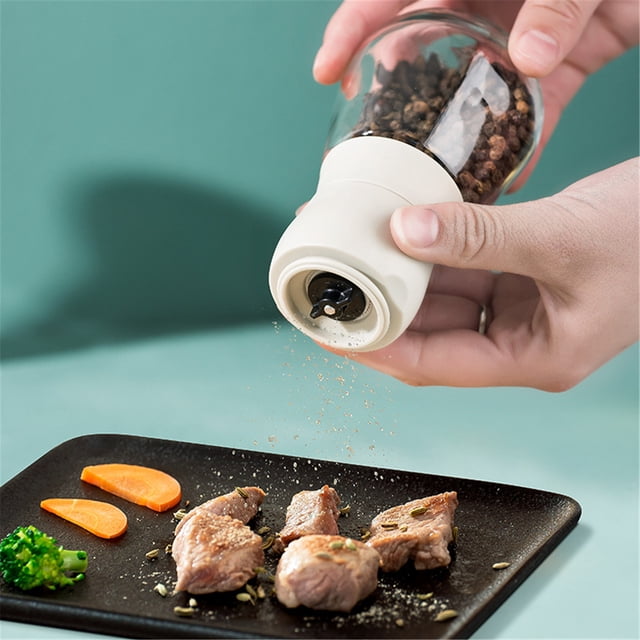 Glass Manual Pepper Grinder With Precision Ceramic Mechanism