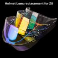 thumbnail image 4 of Helmet Visor Replacement for SHOEI Z8 Helmet Motorcycle Wind Helmet Lens, 4 of 7