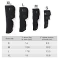 thumbnail image 3 of Dog Leg Brace - Medium Black Adjustable Hock Joint Sleeve - Post-Surgery Recovery Wrap with Compression & Anti-Licking - Includes 4 Magic Stickers (Size M), 3 of 8