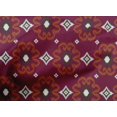 thumbnail image 4 of oneOone Cotton Poplin Fabric Diamond & Swirl Ikat Print Fabric BTY 56 Inch Wide, 4 of 4