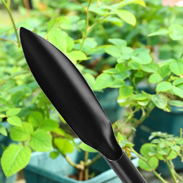 Pelle de Jardin en Acier au Manganèse Forgé / Outil de Creusage en Acier Inoxydable Résistant à la Rouille / Bords Double Face pour l'Aération du Sol et le Désherbage / Pelle de Jardinage Extérieure Légère pour Plates-Bandes