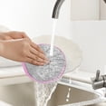 thumbnail image 4 of Multi-Purpose Scrub Sponges for Kitchen Scrub,Dual-Sided Sponges Kitchen,6 Pack Microfiber Non Scratch Dish Scrub Sponge,All Purpose Dish Washing Scrubber for Cleaning Dishes,Kitchen,Pots,Pans, 4 of 5