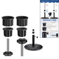thumbnail image 4 of DOLITY Base de Parasol Bouchon en s Vis Filetée Ombrage Amovible pour Jardin 6 Pcs, 4 of 9