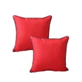 thumbnail image 3 of 2-Pack Indoor/Outdoor Decorative Pillows, Red 18" x 18", 3 of 3